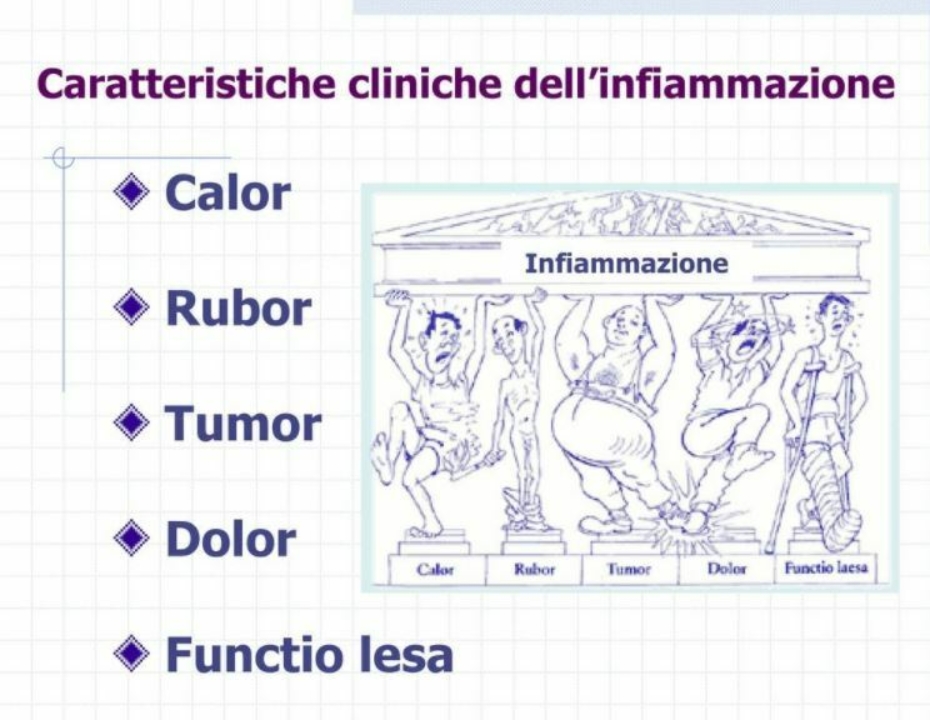 Caratteristiche cliniche infiammazione