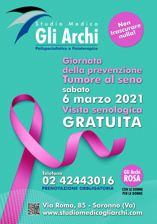 Volantino promozione Festa della Donna - STUDIO MEDICO gli Archi