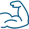 Icons muscle arm